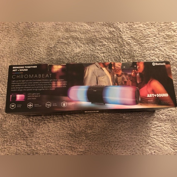 Art & Sound Chromabeat Bluetooth Wireless Tube Speaker NIB - Picture 2 of 6